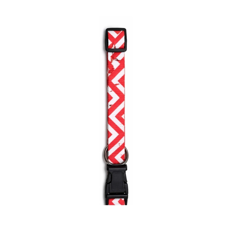 COLLAR PERRO TALLA L 10-25 KG AJUSTABLE 35-50 CM TELA M4 - 2
