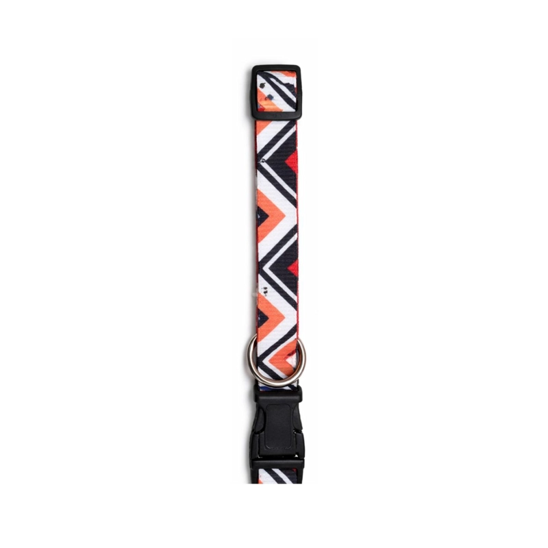 COLLAR PERRO TALLA L 10-25 KG AJUSTABLE 35-50 CM TELA M2 - 2