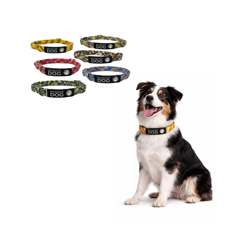 COLLAR PERRO NYLON AJUSTABLE M 36-58 CM WONDER DOG M5 - 1