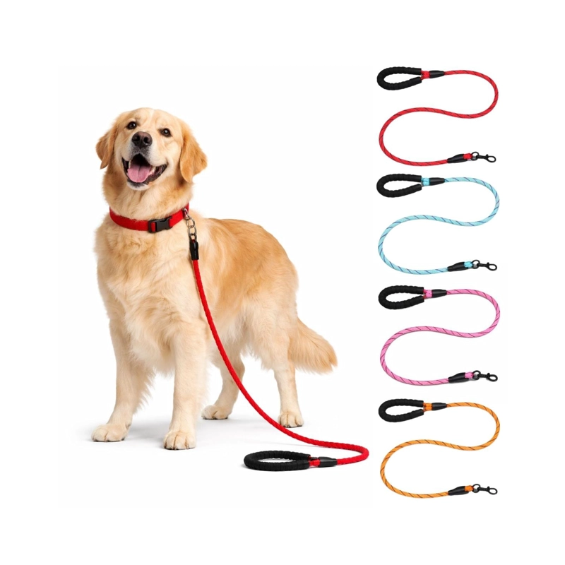 CORREA REDONDA PERRO 1.2 M RESISTENTE ANTIDESLIZANTE - 1