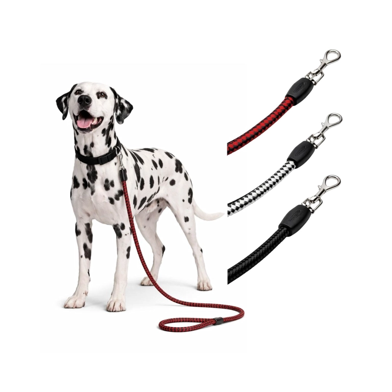 CORREA PERRO CUERDA REDONDA CUERO 120 CM RESISTENTE - 1