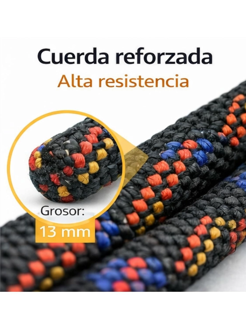 CORREA PERRO TRACCION REDONDA 13 MM X 120 CM - 3