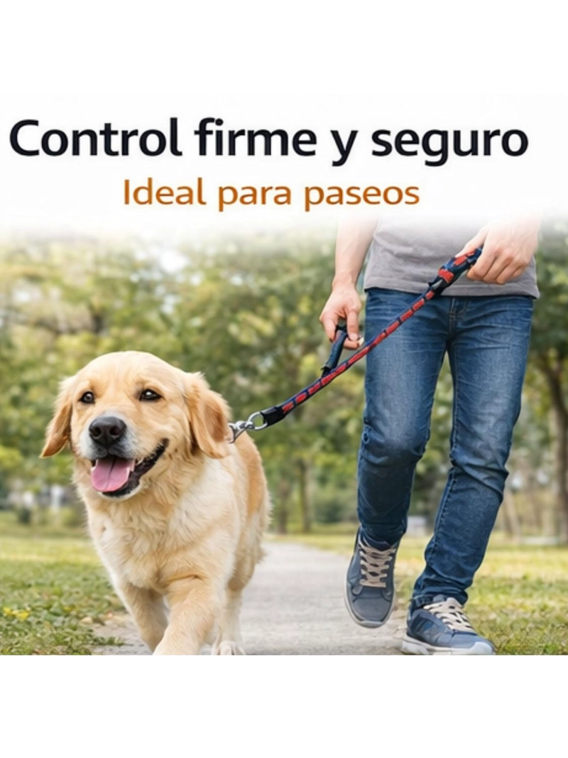 CORREA PERRO TRACCION REDONDA 13 MM X 120 CM - 5