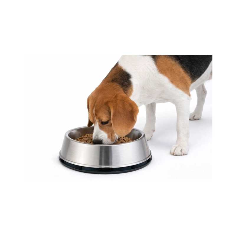 PLATO ANTIHORMIGAS ACERO INOXIDABLE MASCOTAS XXL 2.7 L - 1