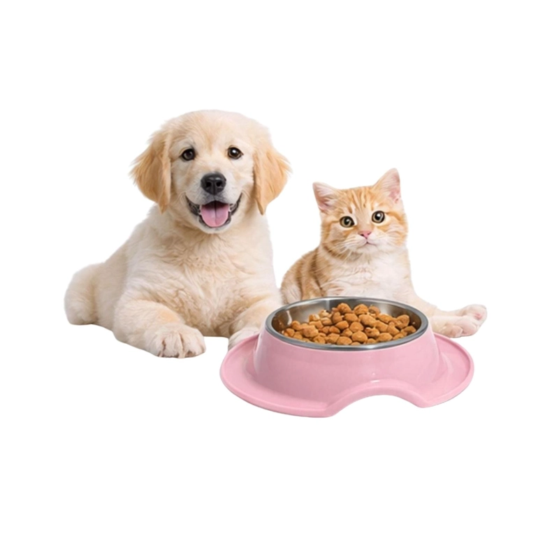 PLATO ANTIHORMIGAS ACERO INOXIDABLE MASCOTAS 21,5 CM CELESTE - 9