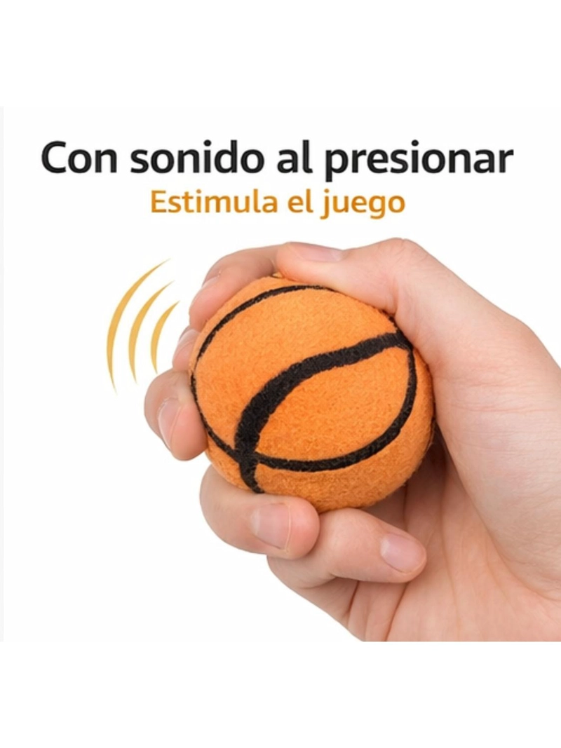 PACK 3 PELOTAS CON SONIDO PARA PERROS 7.6 CM - 3