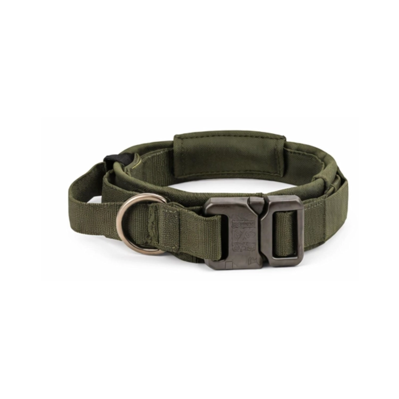 COLLAR TACTICO PERRO L 43-52 CM REFORZADO CON ASA - 2