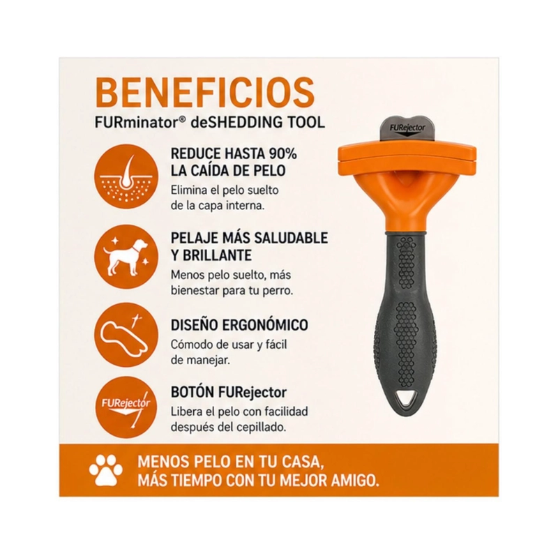 FURMINATOR PERRO PELO CORTO M DESLANADOR - 3