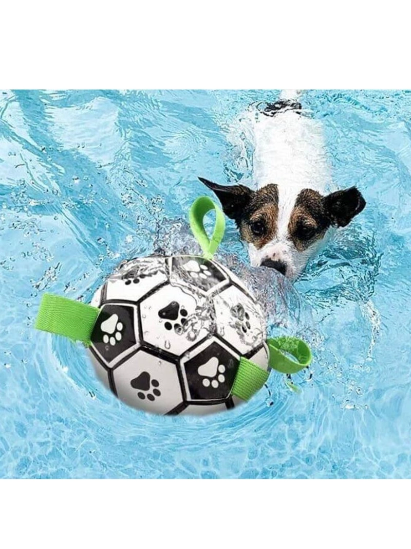 JUGUETE PELOTA CON TIRAS PARA PERROS + BOMBIN 18CM - 3