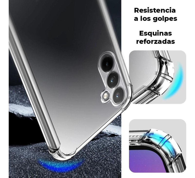 CARCASA PARA SAMSUNG A57 TRANSPARENTE - 6