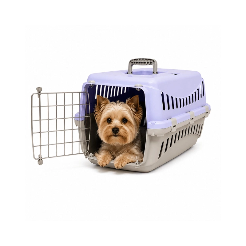 JAULA TRANSPORTADORA MASCOTAS PEQUEÑAS HASTA 4 KG 46 CM - 1