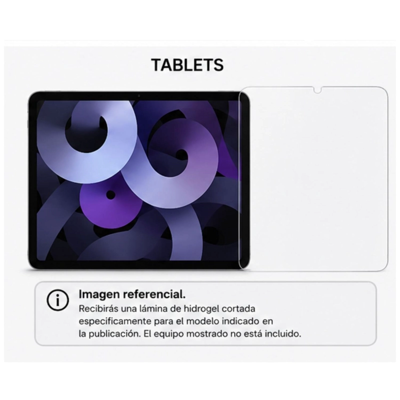 LAMINA DE HIDROGEL PARA SAMSUNG GALAXY TAB S9 FE+ - 2