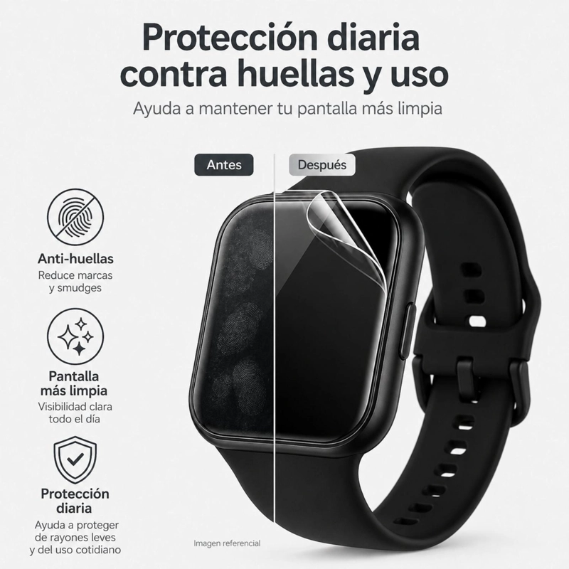 LAMINA DE HIDROGEL PARA SAMSUNG GALAXY WATCH8 CLASSIC - 4