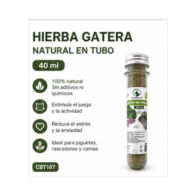 HIERBA GATERA CATNIP WONDER CAT TUBO 40ML - 9