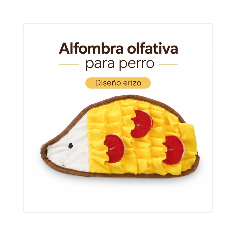 ALFOMBRA OLFATIVA ERIZO PARA PERRO 32X16 CM - 9