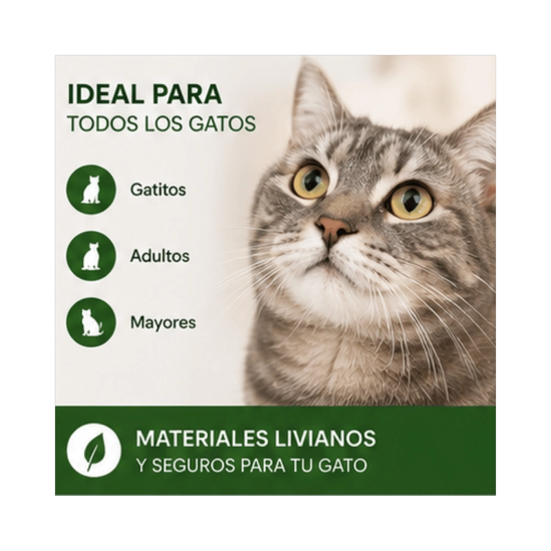 VARILLA PLUMA Y BOLA CATNIP PARA GATO 50 CM - 6