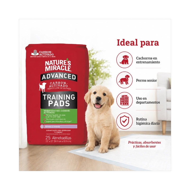 SABANILLAS PERRO NATURE'S MIRACLE 25 UN CARBONO - 3