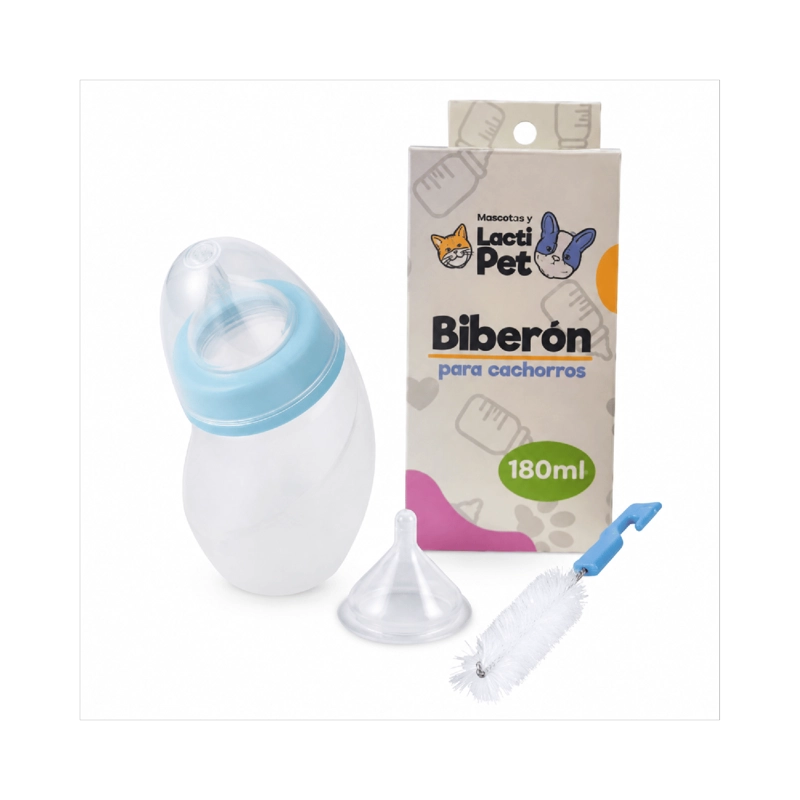 MAMADERA LACTIPET CACHORROS PERRO GATO 180ML - 1