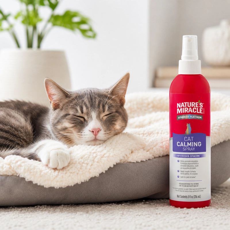 SPRAY CALMANTE GATOS NATURE’S MIRACLE 236 ML - 4