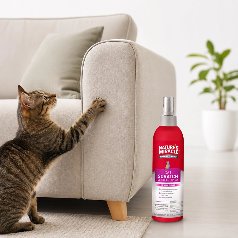 SPRAY NO RASGUÑOS GATOS NATURE’S MIRACLE 236 ML - 3