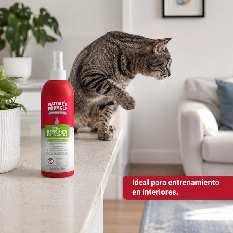 REPELENTE GATOS NATURE’S MIRACLE PET BLOCK 236 ML - 3