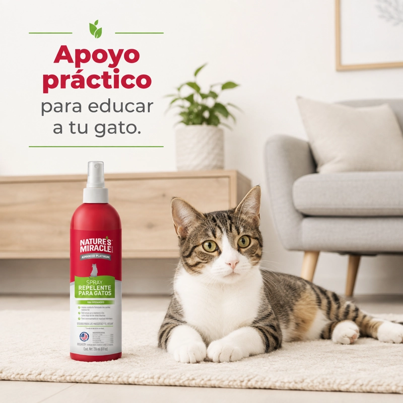 REPELENTE GATOS NATURE’S MIRACLE PET BLOCK 236 ML - 6