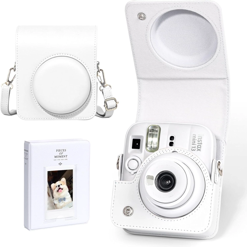 SET CÁMARA INSTANTÁNEA FUJI FILM INSTAX MINI 12 + 40 FOTOS ESTUCHE ÁLBUM Y MUCHO MÁS - 4
