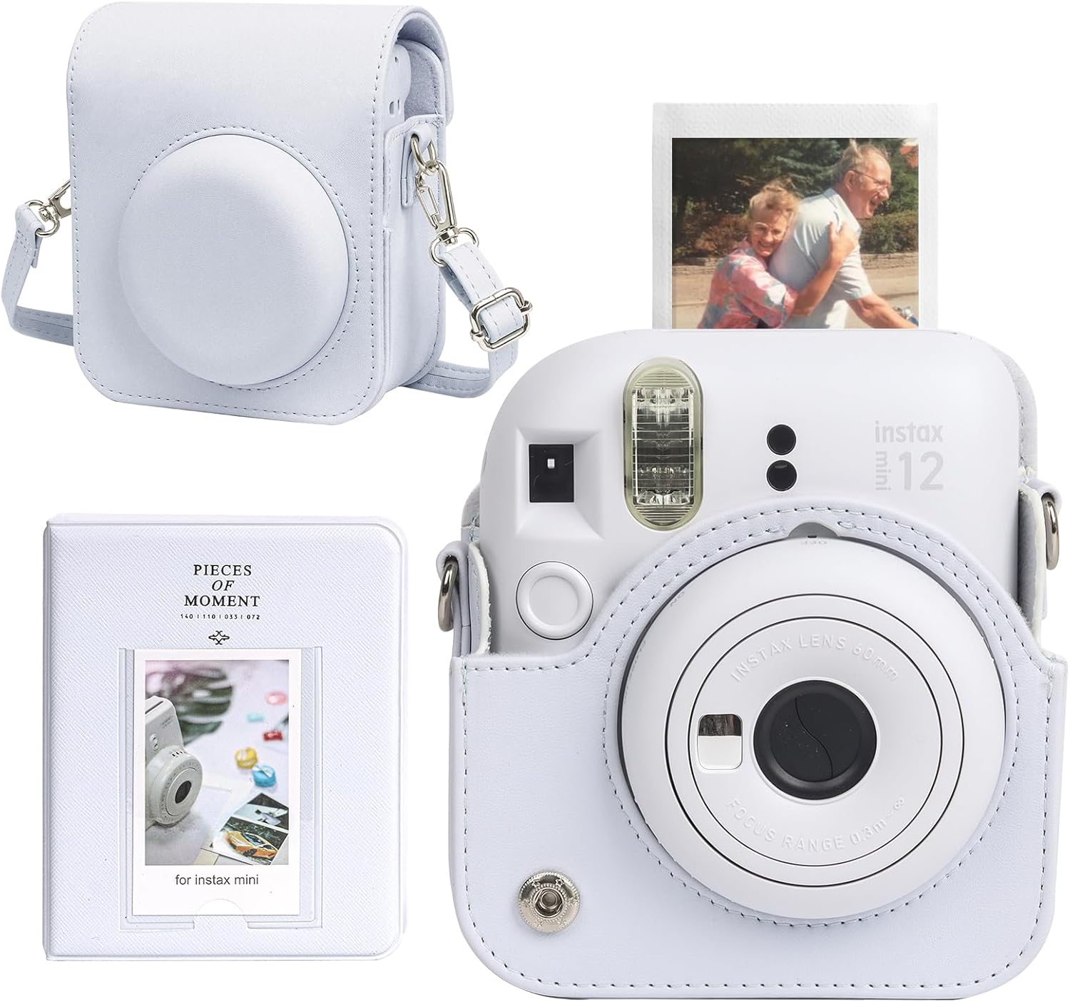 SET CÁMARA INSTANTÁNEA FUJI FILM INSTAX MINI 12 + 20 FOTOS ESTUCHE ÁLBUM Y MUCHO MÁS - 3