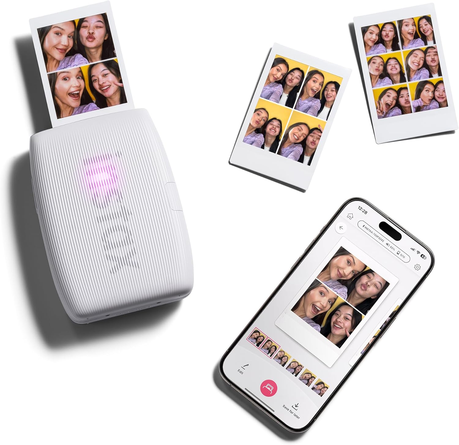 IMPRESORA DE FOTOS INSTANTÁNEA FUJIFILM INSTAX MINI LINK 3 BLANCA + 20 FILM - 4