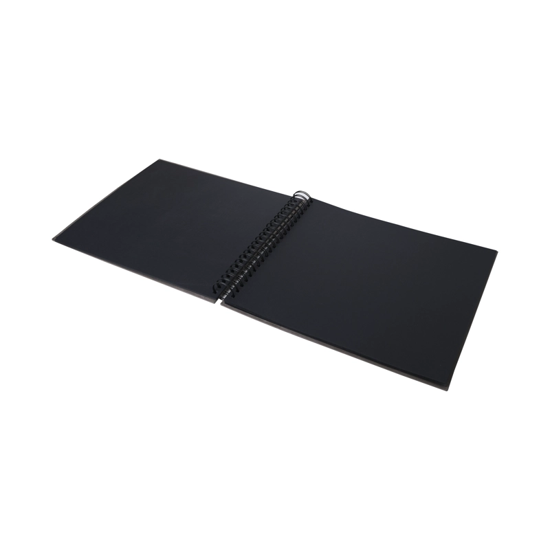 ALBUM DE FOTOS SCRAPBOOK GRANDE 30X34CM BEIGE - HOJAS NEGRAS - 2