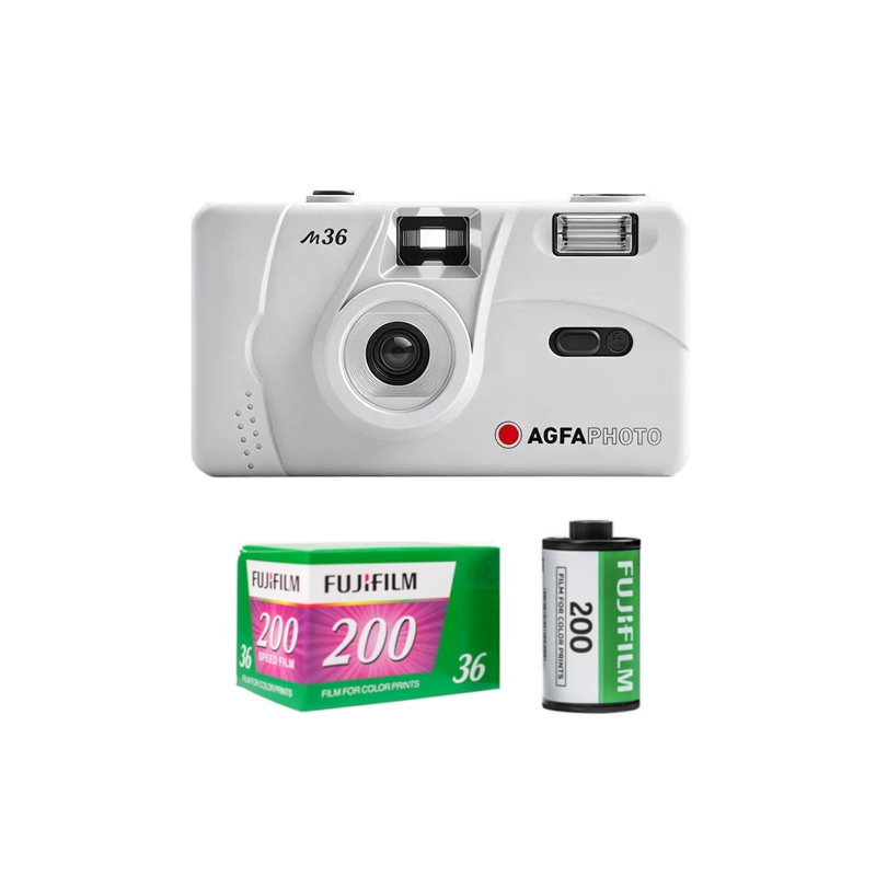 SET CAMARA ANALOGA M36 + ROLLO 36EXP - 1