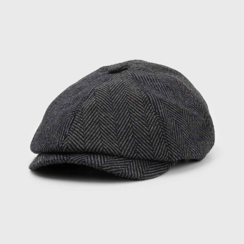 BOINA HOMBRE HATTERA ESTAMPADO RAYA GRIS - 2