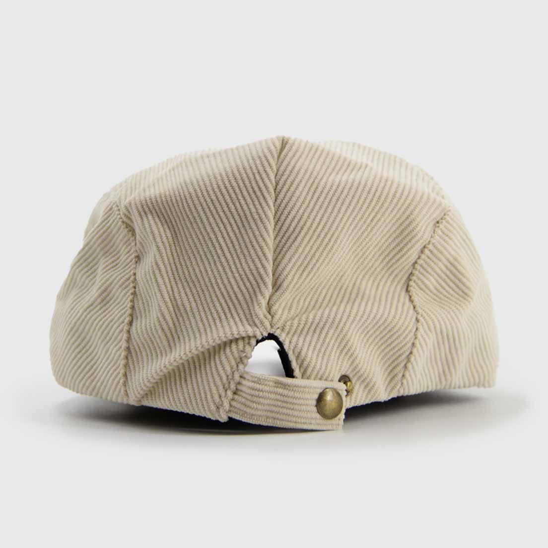 BOINA HOMBRE INGLESA COTELE CREMA - 3