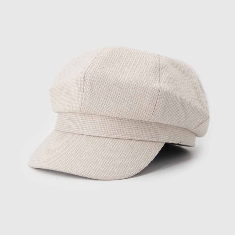 BOINA MUJER CUADRILLE CREMA - 2
