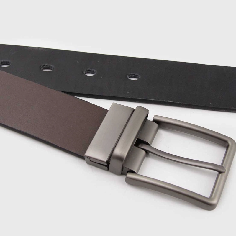 CINTURON HOMBRE HEBILLA REVERSIBLE CEPILLADA - 2