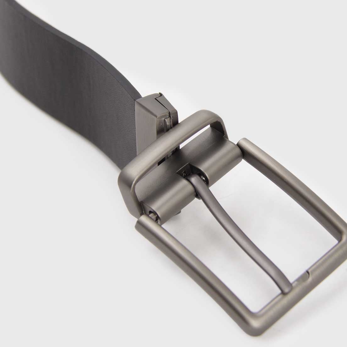CINTURON HOMBRE HEBILLA REVERSIBLE CEPILLADA - 3