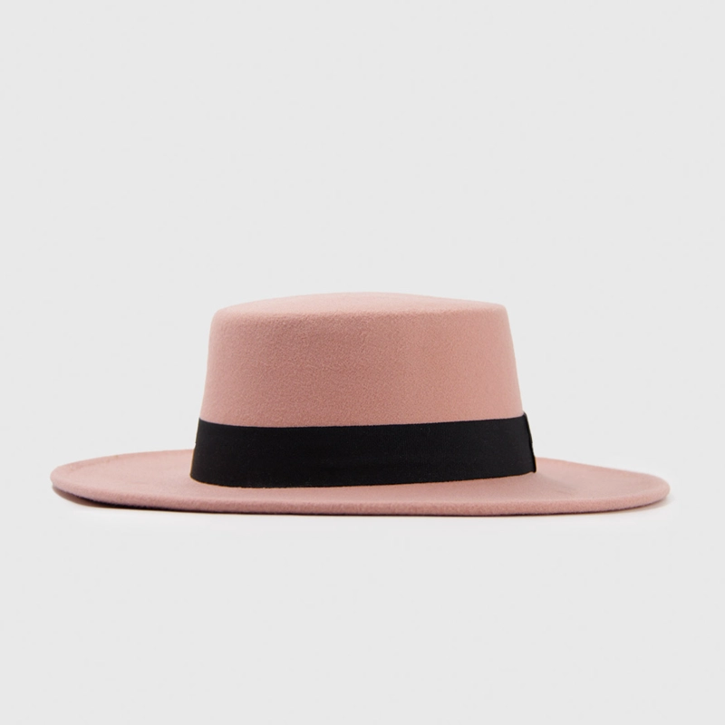 SOMBRERO ESPAÑOL FIELTRO ROSA - 2