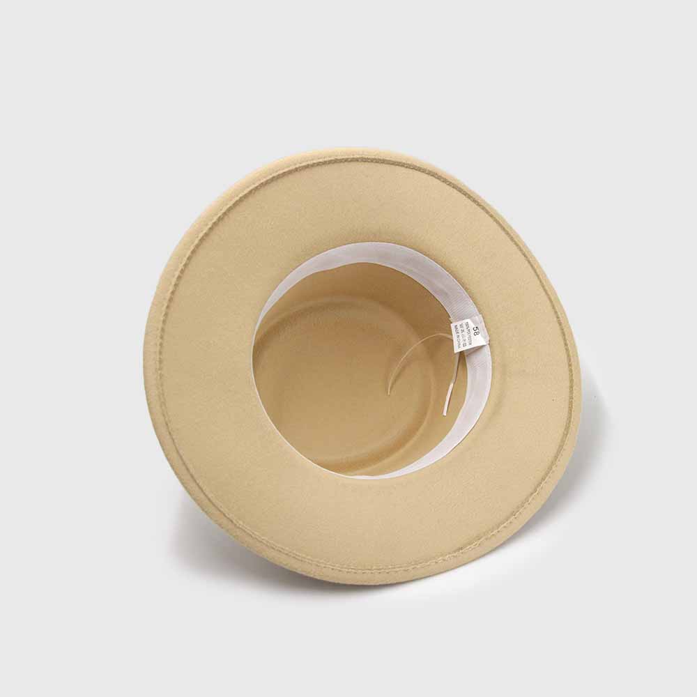 SOMBRERO ESPAÑOL CIRCULAR FIELTRO CREMA - 2