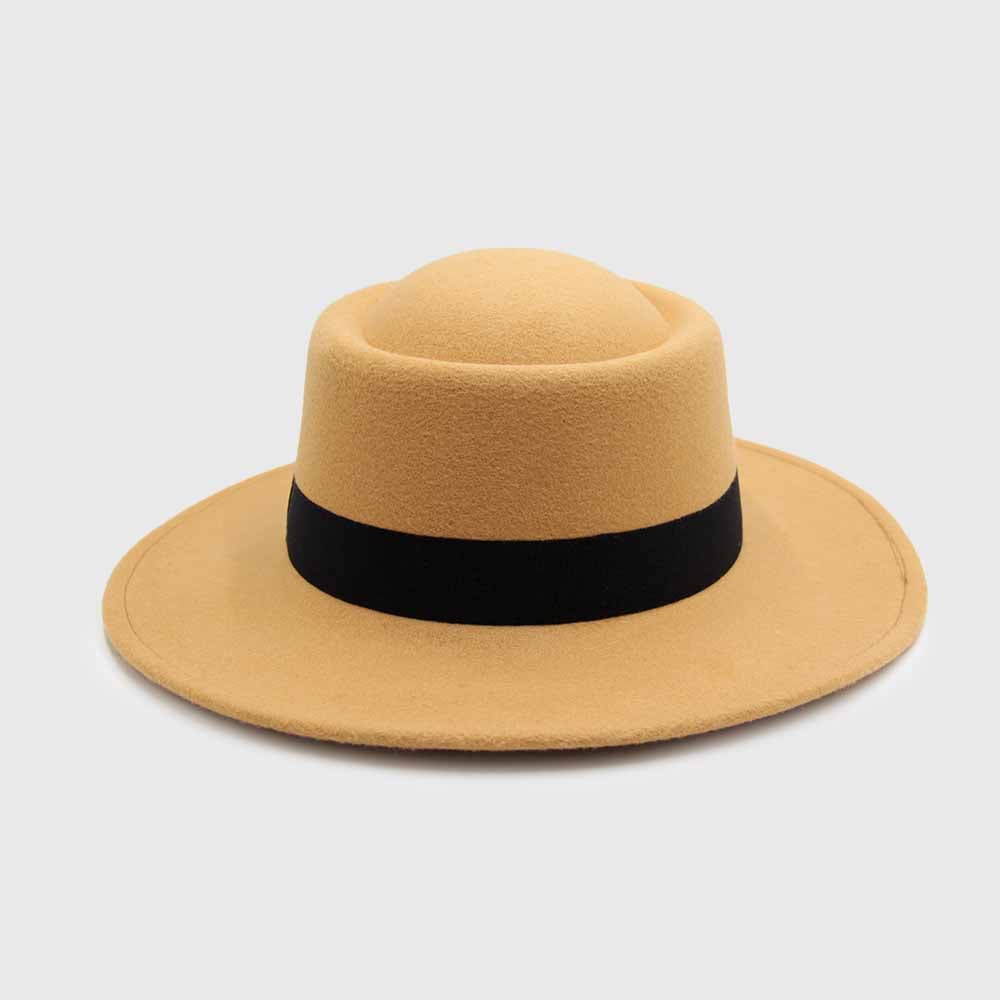 SOMBRERO ESPAÑOL CIRCULAR FIELTRO BEIGE - 1