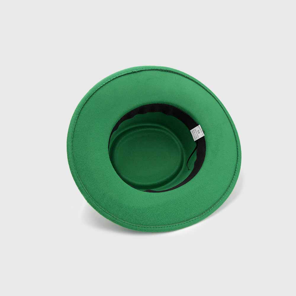 SOMBRERO ESPAÑOL CIRCULAR FIELTRO VERDE - 2