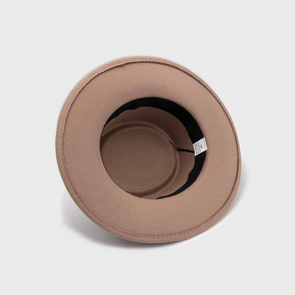 SOMBRERO ESPAÑOL CIRCULAR FIELTRO TAUPE - 2