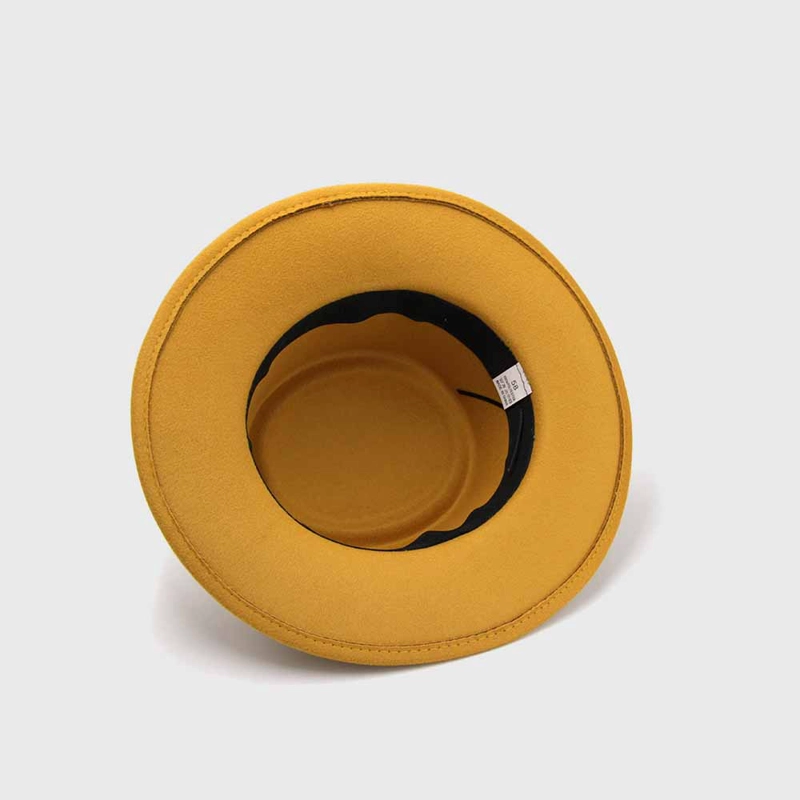 SOMBRERO ESPAÑOL CIRCULAR FIELTRO MOSTAZA - 2