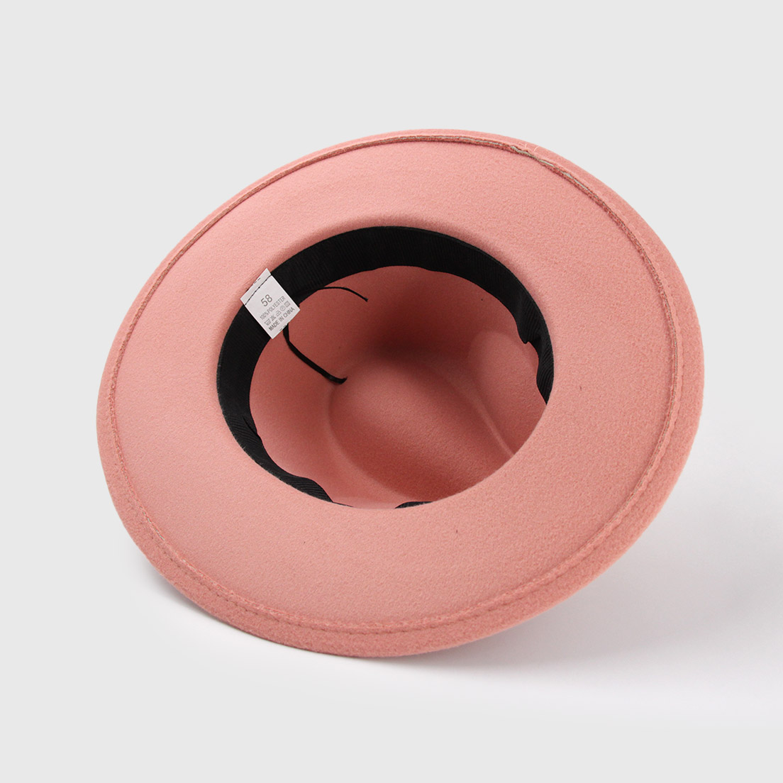 SOMBRERO VAQUERO FIELTRO ROSA - 3