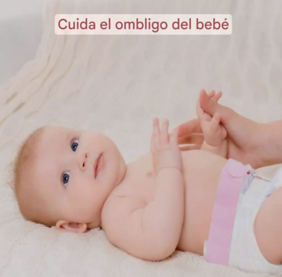 FAJA DE HERNIA UMBILICAL PARA BEBE ROSA - 2