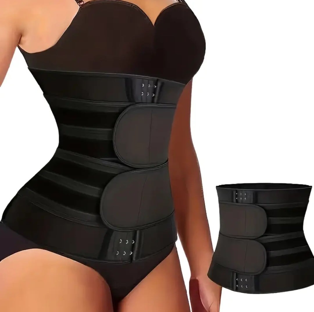 FAJA POST PARTO ABDOMINAL TALLA M NEGRO - 1