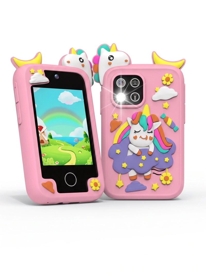 TELEFONO INTELIGENTE PARA NIÑOS ROSA - 1