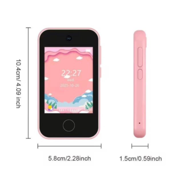 TELEFONO INTELIGENTE PARA NIÑOS ROSA - 2