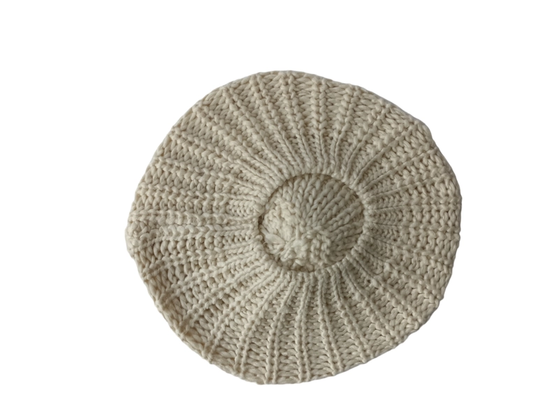 BOINA MUJER TEJIDA CON POMPON - 2