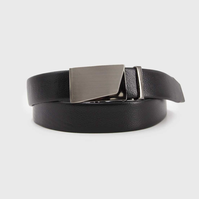 CINTURON HOMBRE HEBILLA AUTOMATICA PLATA - 1