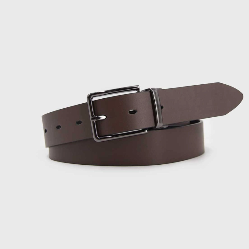 CINTURON HOMBRE HEBILLA REVERSIBLE GUN METAL - 1